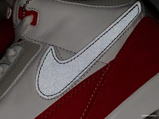 Air CJ0939-100 Red Retro Tinker Jordan 3 University White 0713